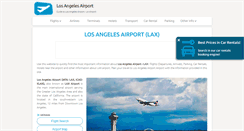 Desktop Screenshot of los-angeles-airport.com